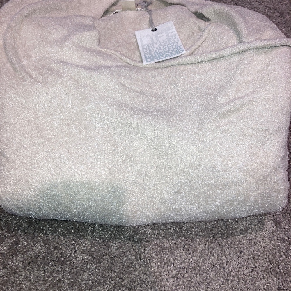 Barefoot Dreams Cozychic Lite Drape Front Calypso Wrap Stone Size 1x